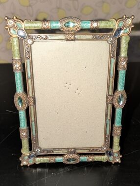 Ornate Green Decorative Photo Frame